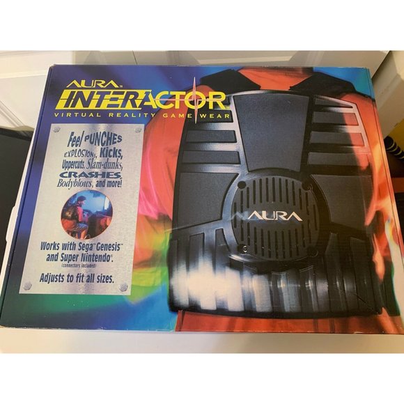 Vtg Aura Interactor Virtual Reality‎ Game Wear 1994 Sega Genesis Super Nintendo - Picture 3 of 8